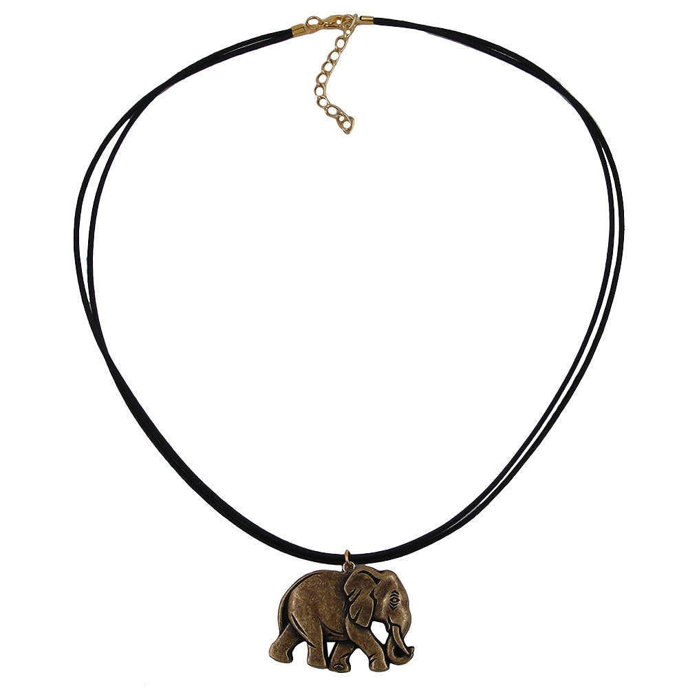 Kette „Elefant altmessingfarben“ – elegant, symbolisch & zeitlos