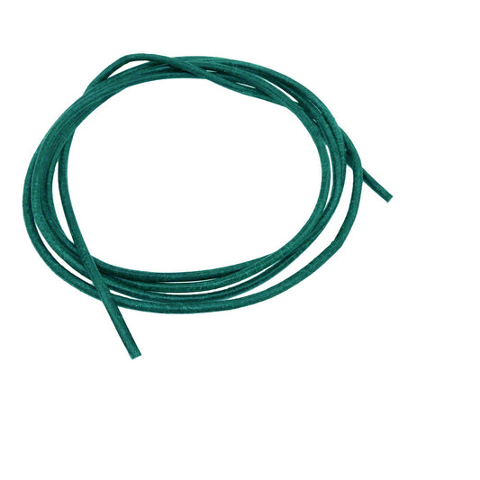 Leather cord round cord cowhide 2mm turquoise dyed approx. 1m