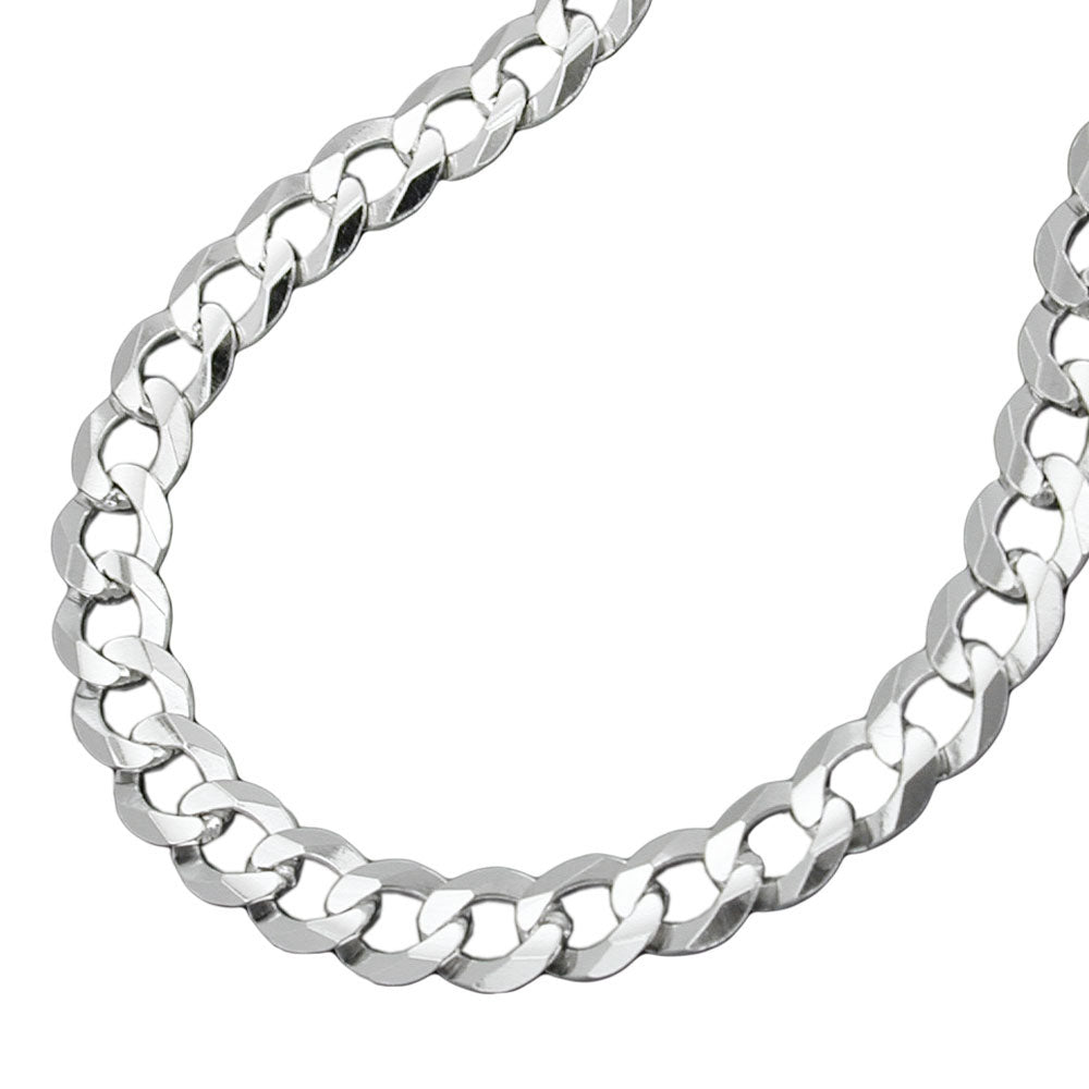 Kette 4,5mm flache Panzerkette Silber 925
