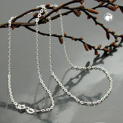 Kette 1mm Ankerkette Silber 925