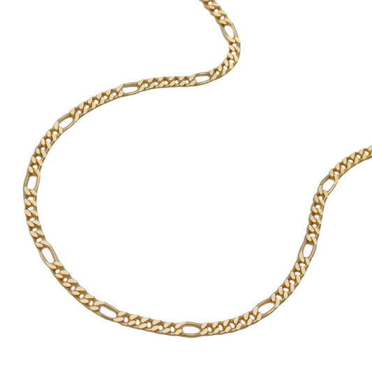 Chain 1.9mm Figaro curb 5:1 gold-plated AMD 60cm