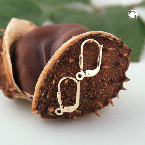 Brisur 14×7 mm aus 8 Karat Gold – hochwertiger Ohrschmuck-Verschluss in Juweliersqualität