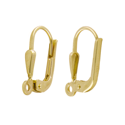 Brisur 14×7 mm aus 8 Karat Gold – hochwertiger Ohrschmuck-Verschluss in Juweliersqualität