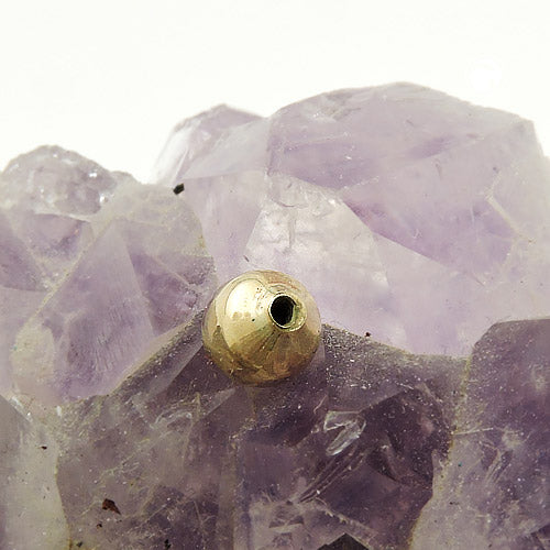 Piercing ball 5mm spare part shiny 9K GOLD