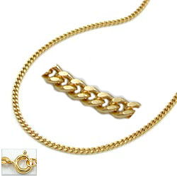 Kette 1,3mm Panzerkette 9Kt GOLD