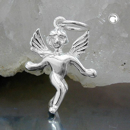 Pendant 18x13mm pretty angel silver 925