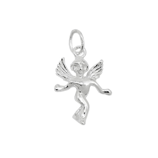 Pendant 18x13mm pretty angel silver 925
