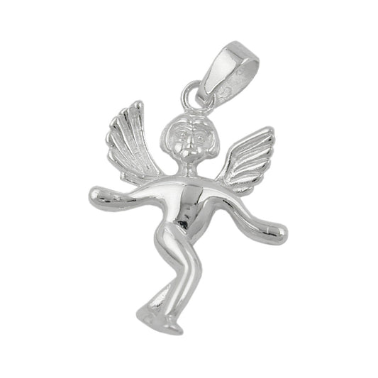 Pendant 25x18mm angel silver 925