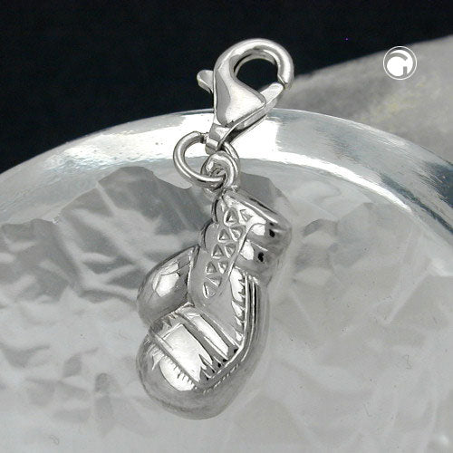 Pendant 15x10mm Charm Boxing Glove Silver 925
