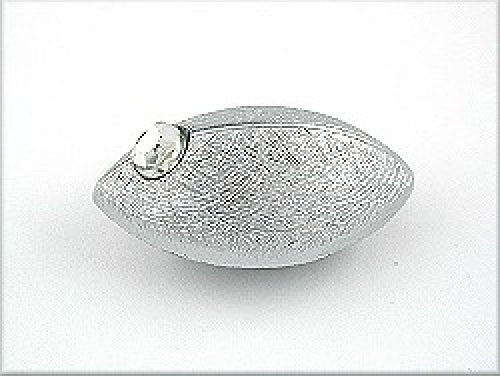 Brosche, Maus, silber-matt