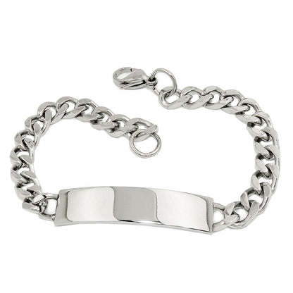 Shield band 6.5mm bracelet tank stainless steel