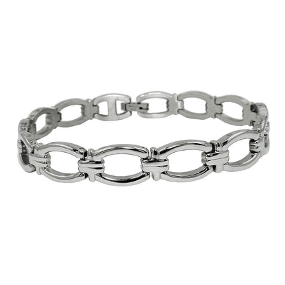 Bracelet 10mm fantasy chain link bracelet ladies bracelet stainless steel 21cm