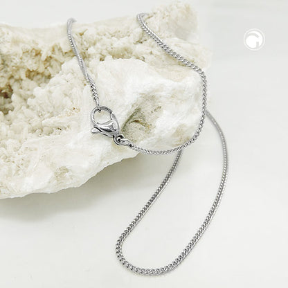 Chain 1.4mm curb chain stainless steel 45cm