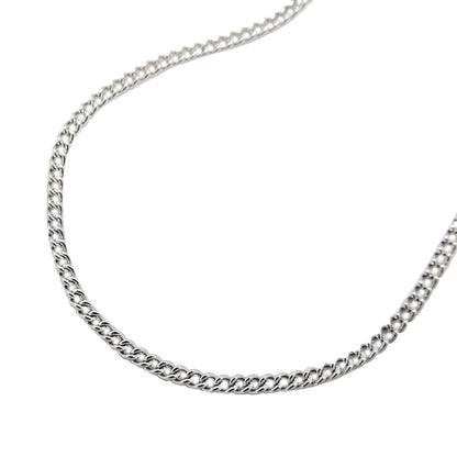 Chain 1.4mm curb chain stainless steel 45cm