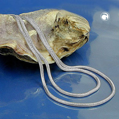 Armband 1,5mm Schlangenkette rund glänzend Silber 925