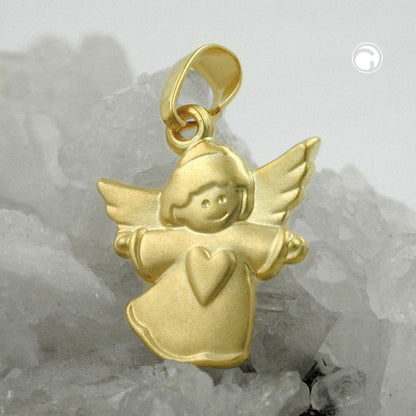 Anhänger „Engel mit Herz“ aus 9 Karat Gold – himmlisch, edel & voller Symbolkraft