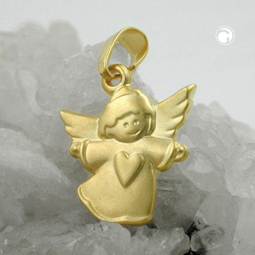 Anhänger „Engel mit Herz“ aus 9 Karat Gold – himmlisch, edel & voller Symbolkraft