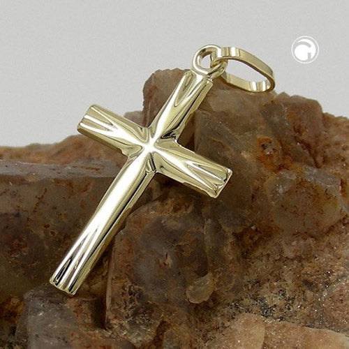 Anhänger 19x11mm Kreuz 14Kt GOLD