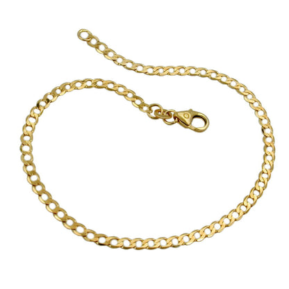 Bracelet 2.6mm wide armor 14K GOLD 19cm