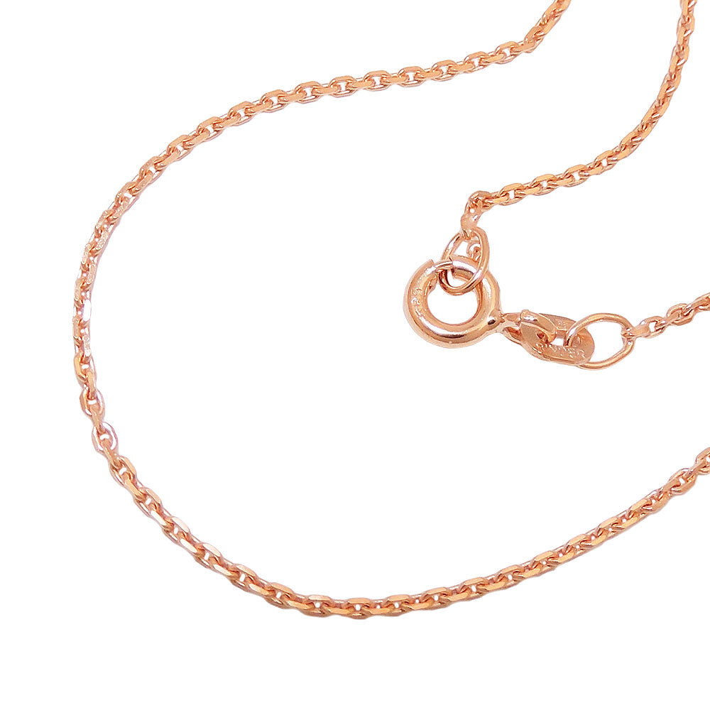 Chain 1.1mm anchor chain 14Kt red gold 45cm