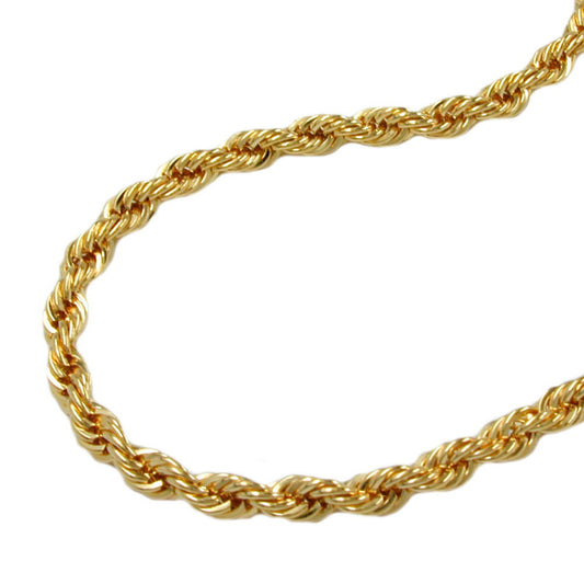 Kette 2mm Kordelkette 9Kt GOLD