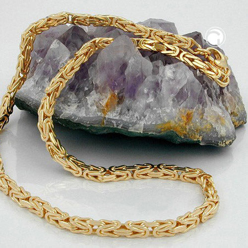 King chain 2.5x2.5mm 14Kt GOLD 50cm