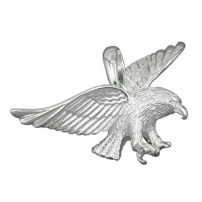 Pendant 40x25mm eagle silver 925