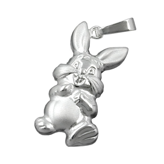 Rabbit pendant 20x10mm silver 925