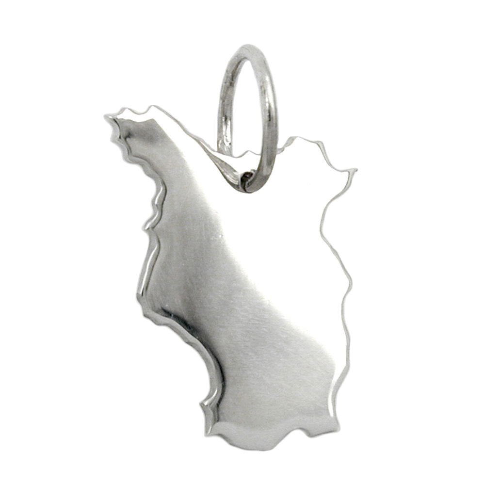 Pendant 20x14.5mm BRD-Federal State of Brandenburg shiny silver 925