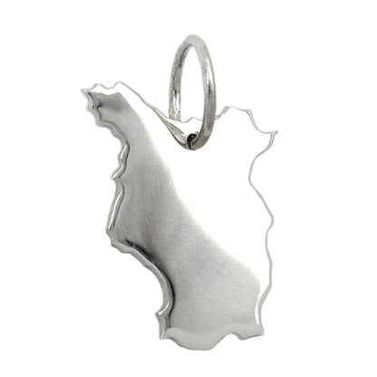 Pendant 20x14.5mm BRD-Federal State of Brandenburg shiny silver 925